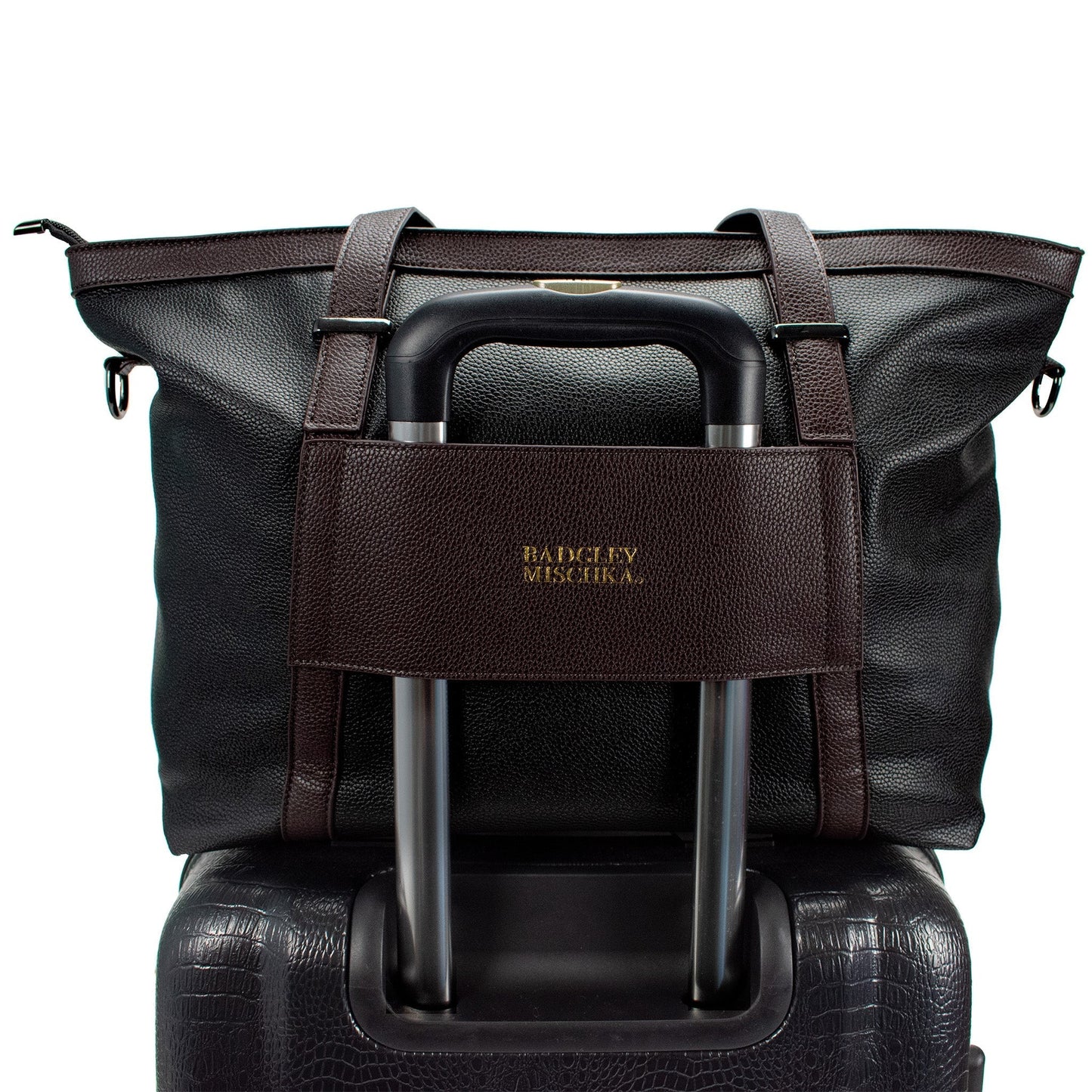 Anna XL Vegan Leather Weekender Tote Bag