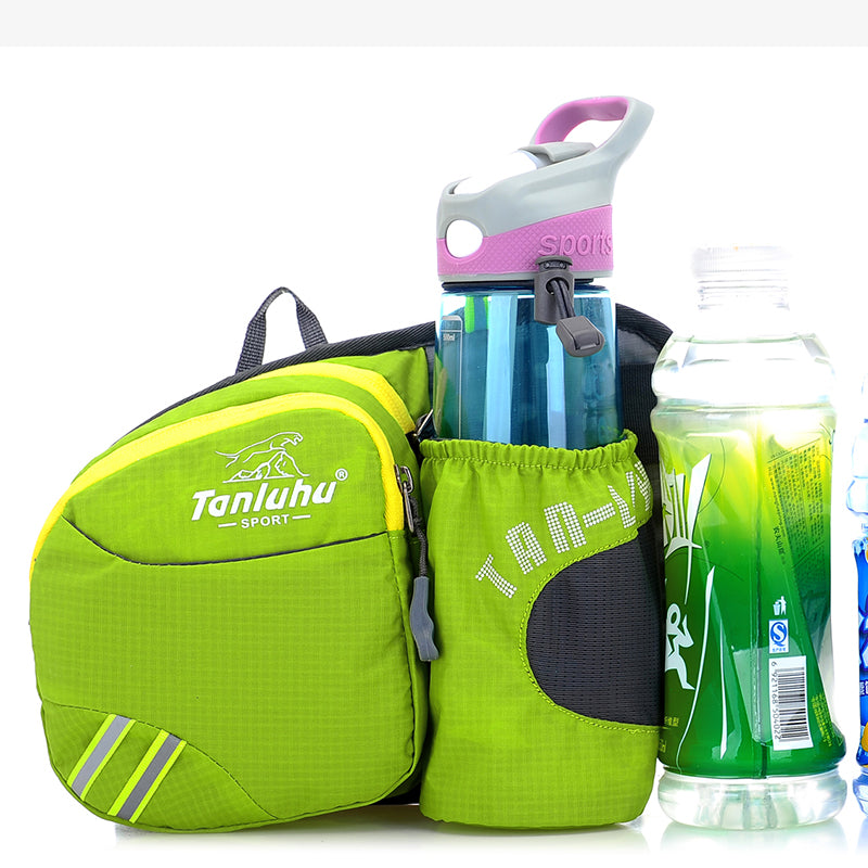 Wautton Outdoor Hiking Walking Waist Pack With Bottle Holder